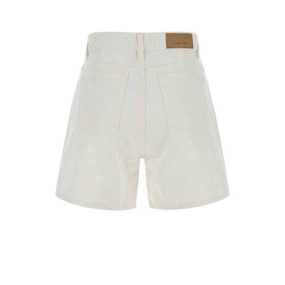 Ami Women White Denim Shorts - Picture 2 of 2